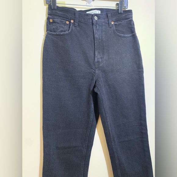 Abercrombie & Fitch the 90’s straight ultra high Rise size 27/4R - Picture 10 of 16